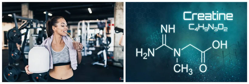 Chemical structural formula of Creatine Chemical structural formula of Creatine